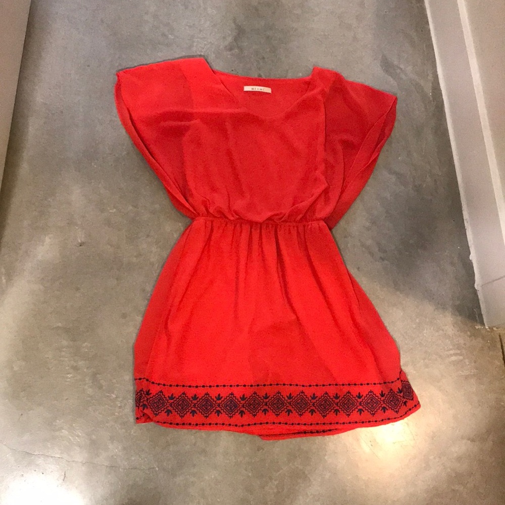 Comfortable Bright Colored Dress